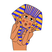 Pharaoh in the neighborhood sticker #13860569