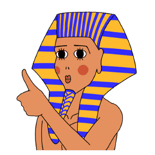 Pharaoh in the neighborhood sticker #13860570