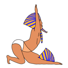 Pharaoh in the neighborhood sticker #13860571