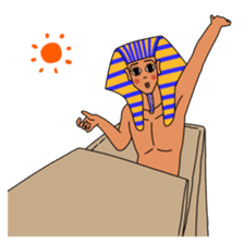 Pharaoh in the neighborhood sticker #13860572