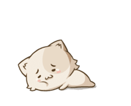 Chubby Neko-chan sticker #13860728