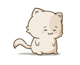 Chubby Neko-chan sticker #13860735