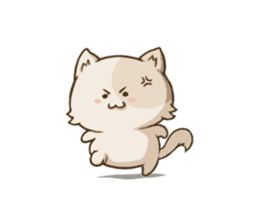 Chubby Neko-chan sticker #13860736