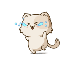 Chubby Neko-chan sticker #13860737