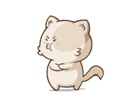 Chubby Neko-chan sticker #13860741