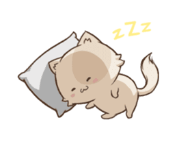 Chubby Neko-chan sticker #13860742