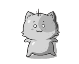 Chubby Neko-chan sticker #13860749