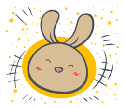 Brown Bunny sticker #13860790