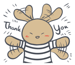 Brown Bunny sticker #13860791