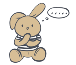 Brown Bunny sticker #13860804