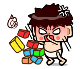 Latte baby sticker #13860814