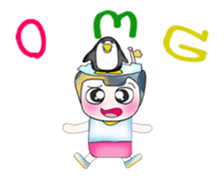 Mr. Kanaki. I love Penguin.^_^ sticker #13860949