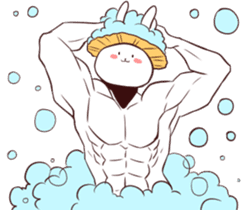 Muscle Animal (Rabbit) sticker #13861083