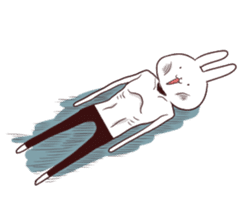 Muscle Animal (Rabbit) sticker #13861106