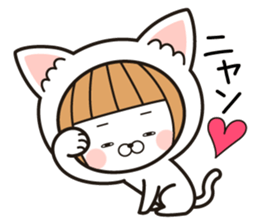 Okappa-chan goes her own way! sticker #13861140