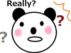 sticker of the english panda sticker #13861206