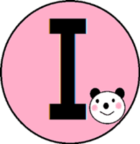 sticker of the english panda sticker #13861231