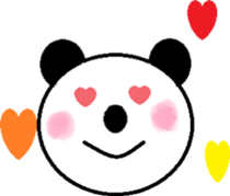 sticker of the english panda sticker #13861241