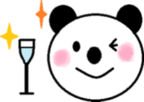 sticker of the english panda sticker #13861242