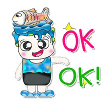 Hello!! My name is Shimura. I love Fish. sticker #13861310