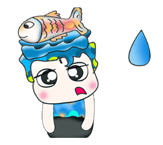 Hello!! My name is Shimura. I love Fish. sticker #13861313