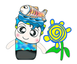 Hello!! My name is Shimura. I love Fish. sticker #13861314