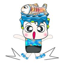 Hello!! My name is Shimura. I love Fish. sticker #13861323