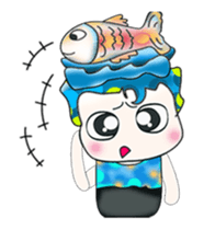 Hello!! My name is Shimura. I love Fish. sticker #13861331