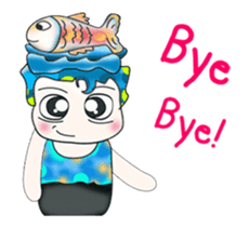 Hello!! My name is Shimura. I love Fish. sticker #13861332