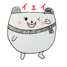 coloring sticker 2-balloon panda sticker #13861414