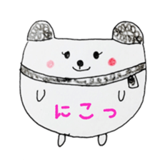 coloring sticker 2-balloon panda sticker #13861419