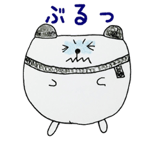 coloring sticker 2-balloon panda sticker #13861420