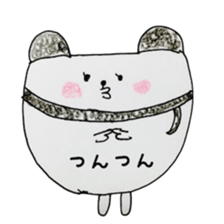 coloring sticker 2-balloon panda sticker #13861424