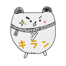 coloring sticker 2-balloon panda sticker #13861425