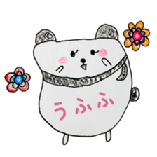 coloring sticker 2-balloon panda sticker #13861426