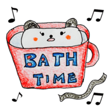 coloring sticker 2-balloon panda sticker #13861432