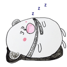 coloring sticker 2-balloon panda sticker #13861439