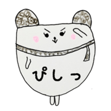 coloring sticker 2-balloon panda sticker #13861443