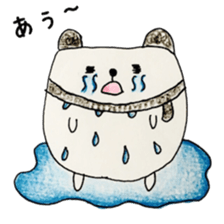 coloring sticker 2-balloon panda sticker #13861447