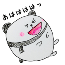 coloring sticker 2-balloon panda sticker #13861449