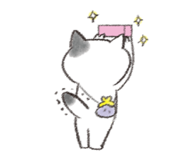 Chipineko cat 3 sticker #13861483