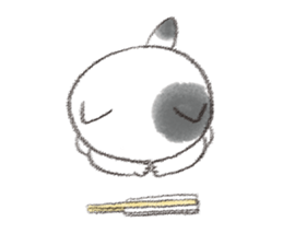 Chipineko cat 3 sticker #13861489