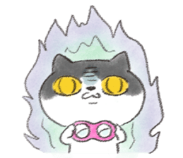 Chipineko cat 3 sticker #13861496