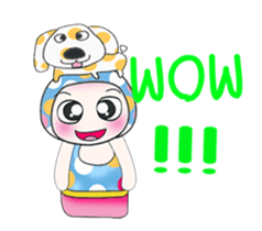 Hello my name is Osava. Love dog.^^ sticker #13861567