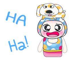 Hello my name is Osava. Love dog.^^ sticker #13861573