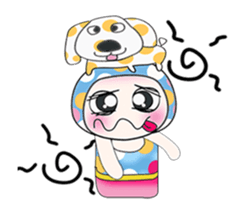 Hello my name is Osava. Love dog.^^ sticker #13861574