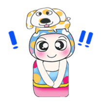 Hello my name is Osava. Love dog.^^ sticker #13861576