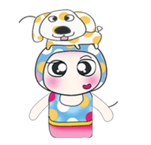 Hello my name is Osava. Love dog.^^ sticker #13861578