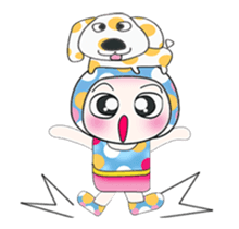 Hello my name is Osava. Love dog.^^ sticker #13861579