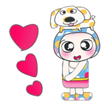 Hello my name is Osava. Love dog.^^ sticker #13861580